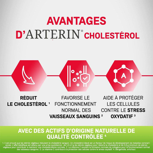 Omega Pharma Arterin 30 Comprimés - Contrôle Cholestérol