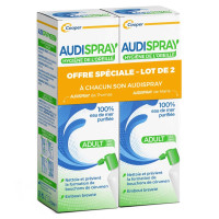 Audispray Adulte 2x50ml - Hygiène Oreille Efficace
