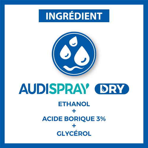 Audispray Dry 30ml - Soin Oreilles Anti-Humidité