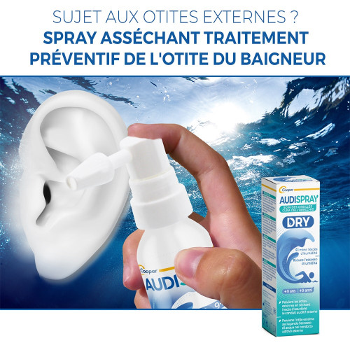 Audispray Dry 30ml - Soin Oreilles Anti-Humidité