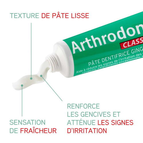 Arthrodont Pâte Dentifrice 50ml - Gencives Fortes, Anti-Irritation