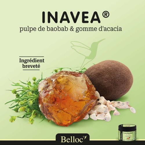 Belloc Constipation Poudre 50 Doses - Soulage Naturellement