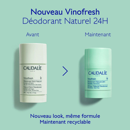 Vinofresh Stick Déodorant Naturel 24H 50 g