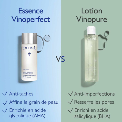 Vinoperfect Essence Glycolique Concentrée d'Éclat 100 ml