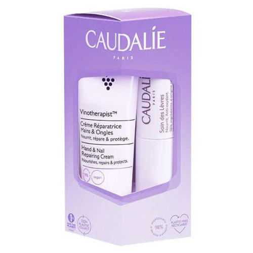 Duo Vinotherapist Crème Réparatrice Mains et Ongles 30 ml + Soin des Lèvres 4,5 g