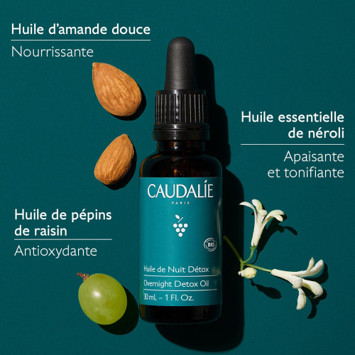 Huile de Nuit Détox Bio Visage 30 ml