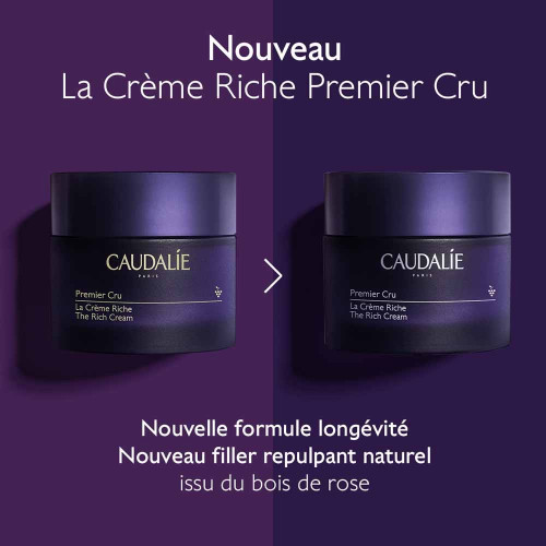 Caudalie Premier Cru La Crème Riche 50ml Anti-Âge Peau Éclatante