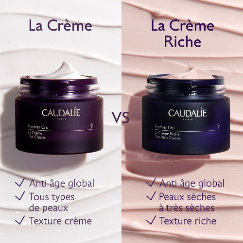 Caudalie Premier Cru Crème Riche 50ml Anti-Âge Éclat Peau Jeune