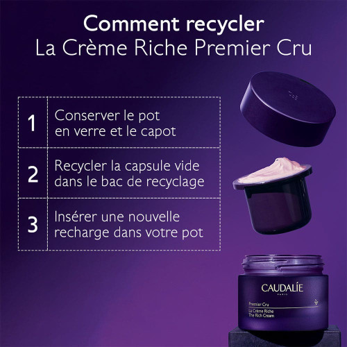 Caudalie Premier Cru Crème Riche 50ml Anti-Âge Éclat Peau Jeune