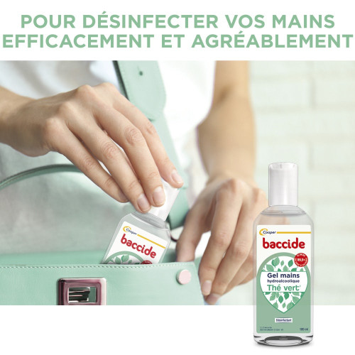 Baccide Gel Hydroalcoolique 100ml Mains Propres et Parfumées