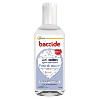 BACCIDE Gel Hydroalcoolique Fleur de Coton 100 ml Hygiène Parfaite