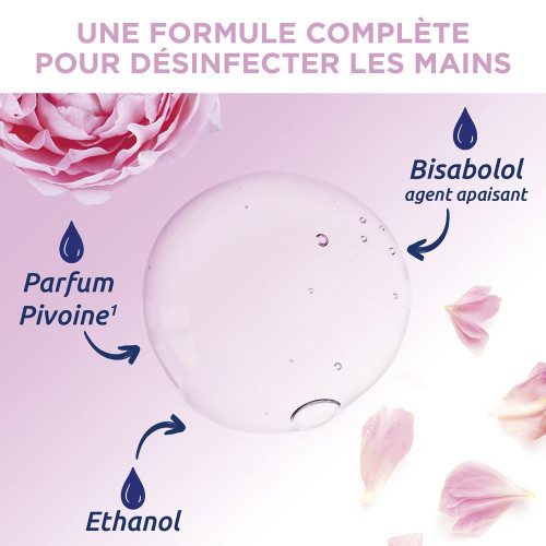 Baccide Gel Hydroalcoolique Pivoine 100ml Mains Saines Pharma360
