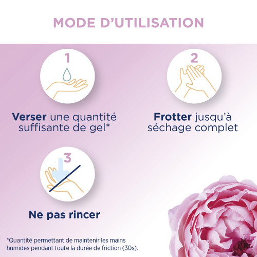 Baccide Gel Hydroalcoolique Pivoine 100ml Mains Saines Pharma360