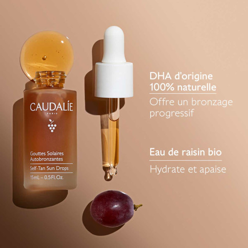 Caudalie Gouttes Solaires Autobronzantes 15ml Teint Hâlé Naturel