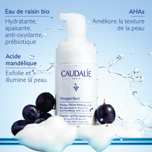 Caudalie Vinoperfect Mousse Micro-Peeling 50 ml Teint Éclatant Pharma360