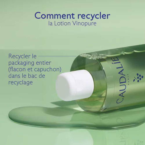 Caudalie Vinopure Lotion Purifiante 400ml Peau nette éclatante