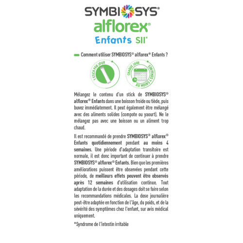 Biocodex Symbiosys Alflorex Enfants 30 Sticks Soulage SII Enfants