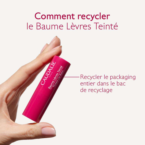 Caudalie Baume Lèvres Teinté 4,5g Hydratation Longue Durée Parapharmacie