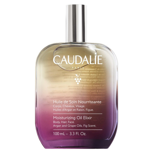 Caudalie Huile Soin Lissage Glow 100ml Peau Sublime Cheveux Brillants