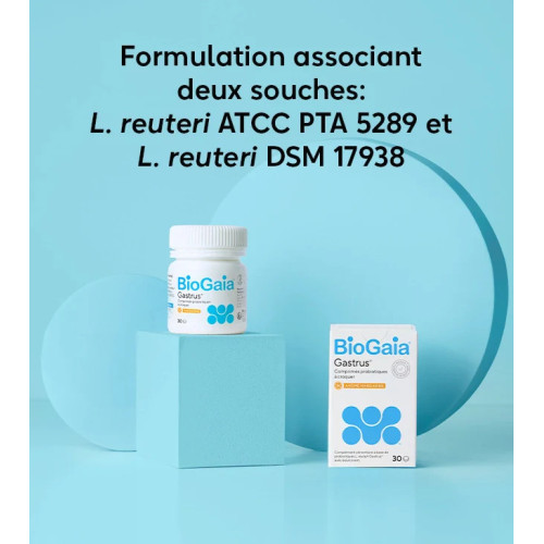 BioGaia Gastrus : Probiotique mandarine contre ballonnements