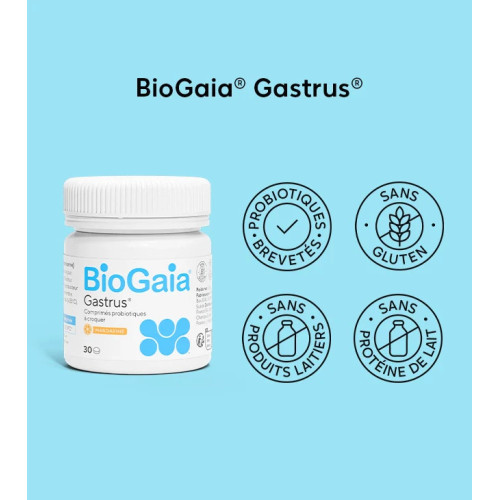 BioGaia Gastrus : Probiotique mandarine contre ballonnements