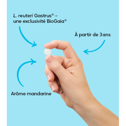 BioGaia Gastrus : Probiotique mandarine contre ballonnements