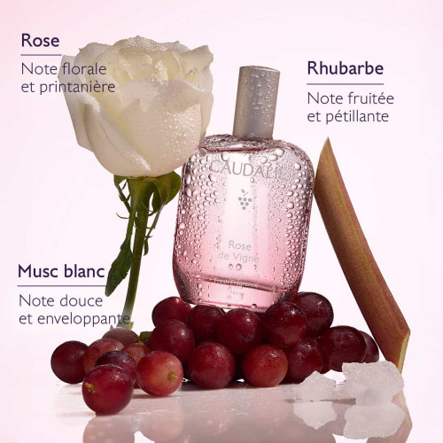 CAUDALIE Rose de Vigne : Eau Fraîche Spray 50ml - Fraîcheur Florale
