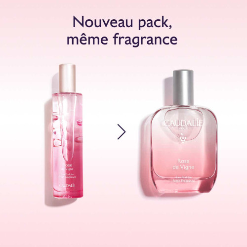 CAUDALIE Rose de Vigne : Eau Fraîche Spray 50ml - Fraîcheur Florale
