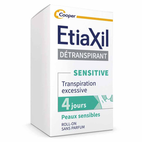 ETIAXIL Détranspirant Aisselles Sensibles 42g - Régulation Sueur