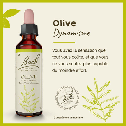 FLEURS DE BACH Olive 20mL - Revitalisez-vous avec