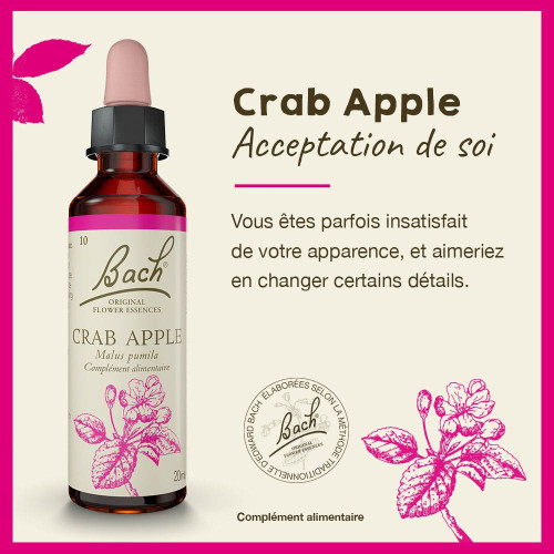 Fleurs de Bach 10 Pommier Sauvage 20mL - Purification Corporelle