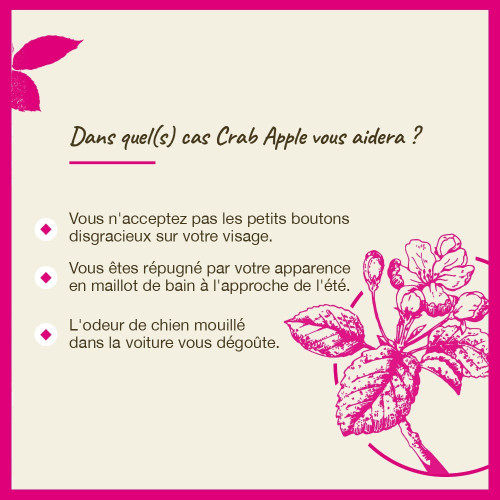 Fleurs de Bach 10 Pommier Sauvage 20mL - Purification Corporelle