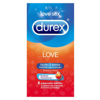Durex Love 6 Préservatifs - Sécurité et Plaisir Intense