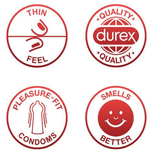 Durex Love 6 Préservatifs - Sécurité et Plaisir Intense