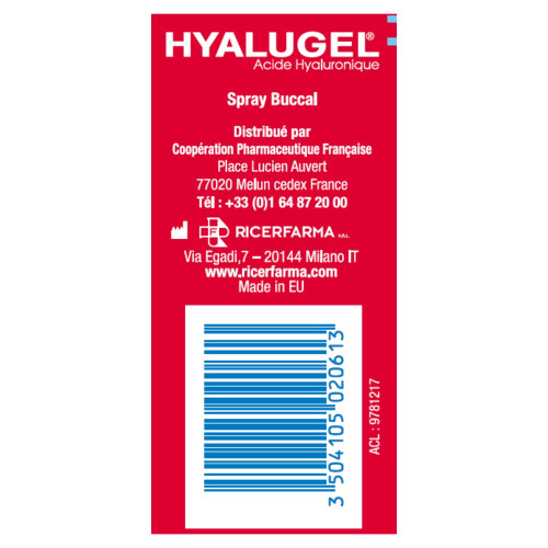 EXPANSCIENCE Hyalugel Spray Buccal 20mL - Apaise Gencives Enflammées