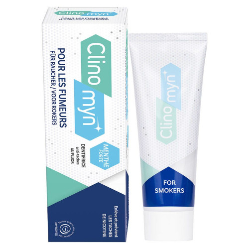 Gilbert Clinomint 75mL - Dentifrice Fumeurs Blancheur Naturelle