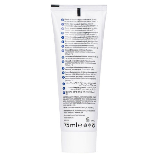 Gilbert Clinomint 75mL - Dentifrice Fumeurs Blancheur Naturelle