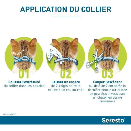 ELANCO Seresto Collier Anti Puce Chat - Protection 8 mois