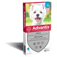 ELANCO Advantix Petit Chien 4-10kg 4x1mL - Protection Antiparasitaire