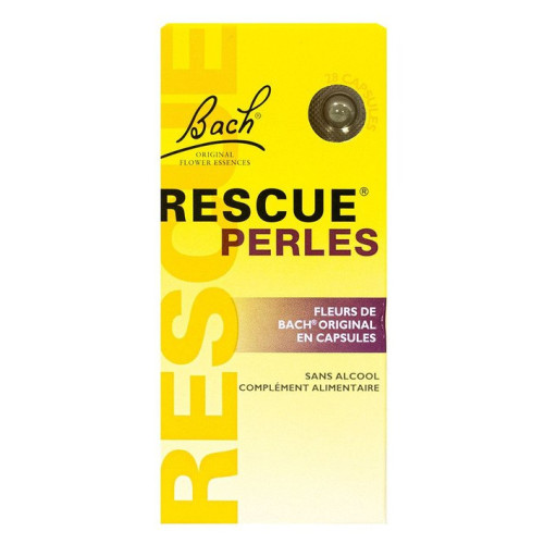Fleurs de Bach Rescue Perles 28 Capsules - Anti-stress Quotidien