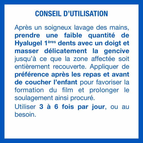 EXPANSCIENCE Hyalugel 20mL - Soulage Douleur Poussée Dentaire
