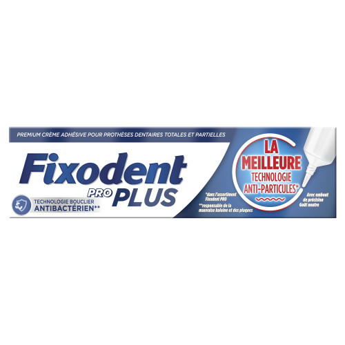Fixodent Pro Soin Anti-particules 40g - Hygiène Buccale Totale