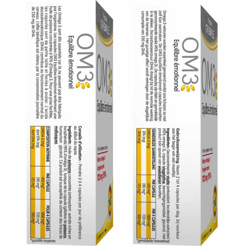 ISODISNATURA OM3 Equilibre 60 Capsules - Anti-déprime
