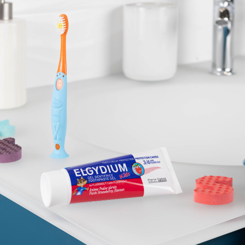 ELGYDIUM Kids Brosse à Dents 2/6 Ans - Hygiène bucco-dentaire optimale