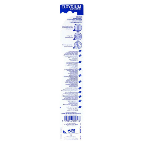 ELGYDIUM Inspiration Brosse à Dents Souple 1 Unité, Hygiène Buccale