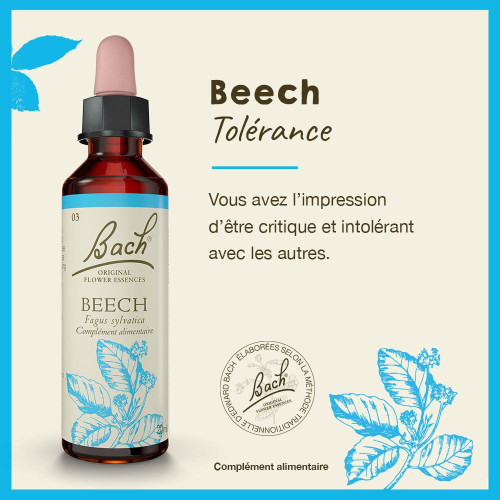 Fleurs de Bach Beech 20ml - Bien-être naturel sur