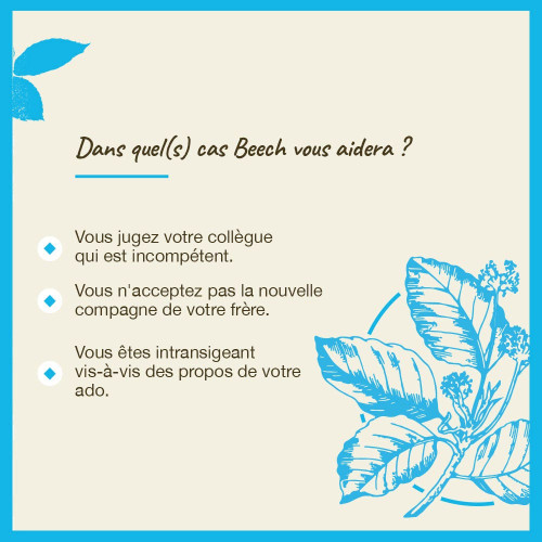 Fleurs de Bach Beech 20ml - Bien-être naturel sur