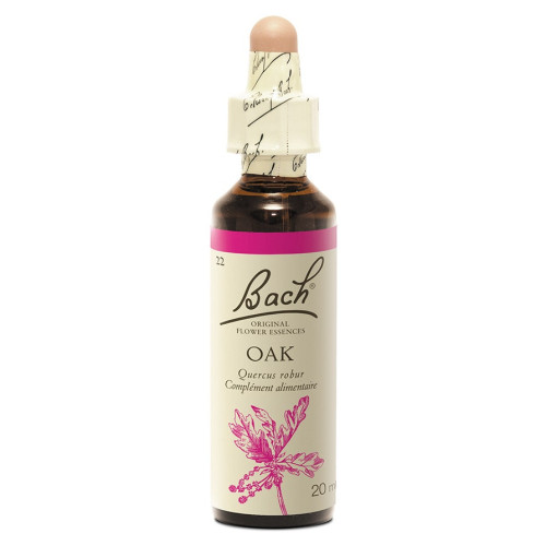 Fleurs de Bach Oak 20ml - Soutien naturel pour la vitalité sur