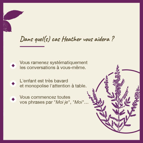 Fleurs de Bach Heather 20ml - Soulagement naturel sur