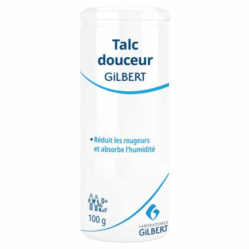 Gilbert Talc Douceur 100g - Douceur optimale sur